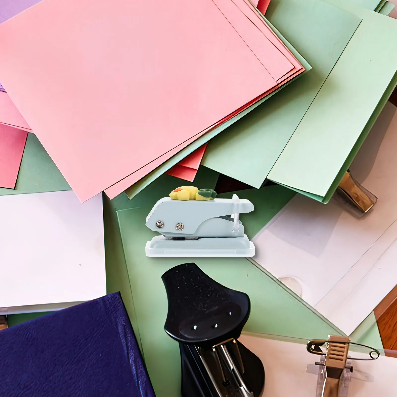 금속 PP 레진 싱글 홀 펀치, 소형 경량 수동 종이 펀치, 사무실, 가정, 여행, 공예, 스크랩북, 플래너, 바인딩용