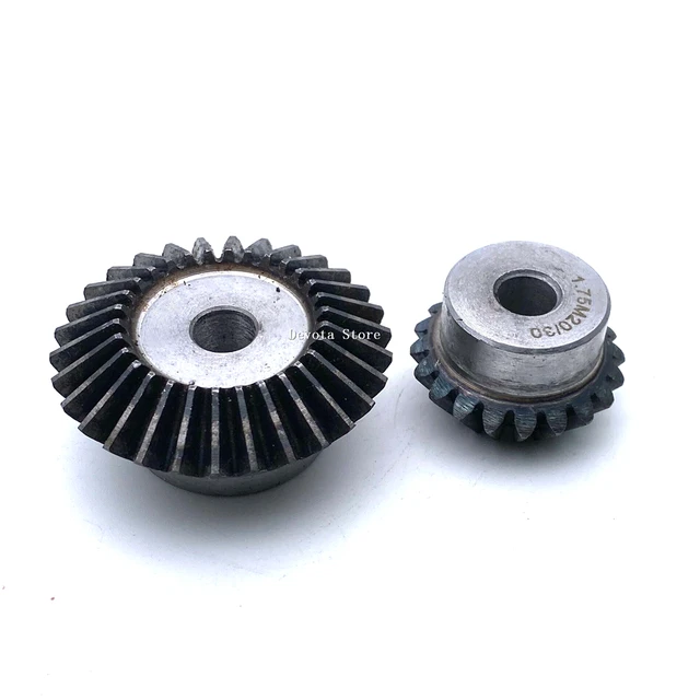 1 Coppia Di Ingranaggi Conici In Metallo Da 45# In Acciaio A 90 Gradi 1 - Foto 2