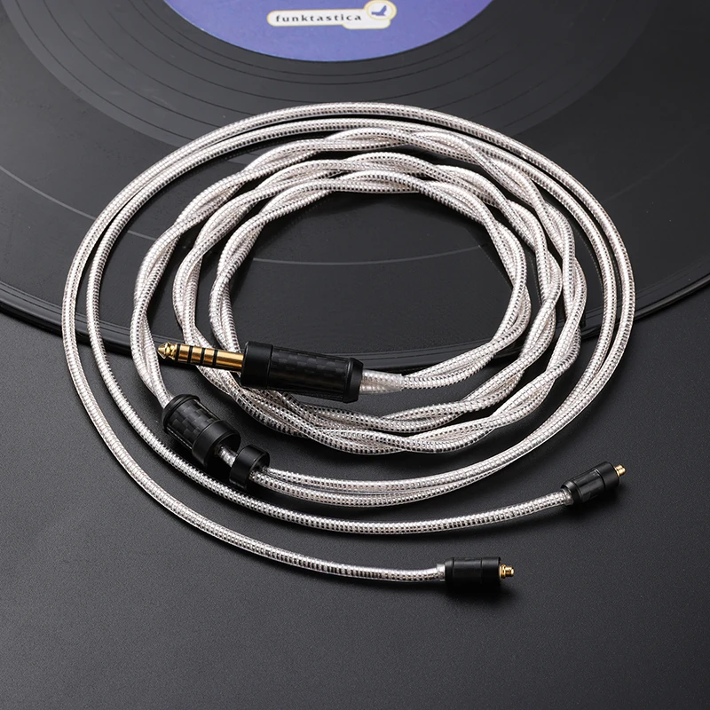 

7N single crystal copper silver plated palladium gold 4.4mm 3.5mm 3.5mm headphone upgrade cable hd650 mmcx 0.78 qdc Denon 9700 t