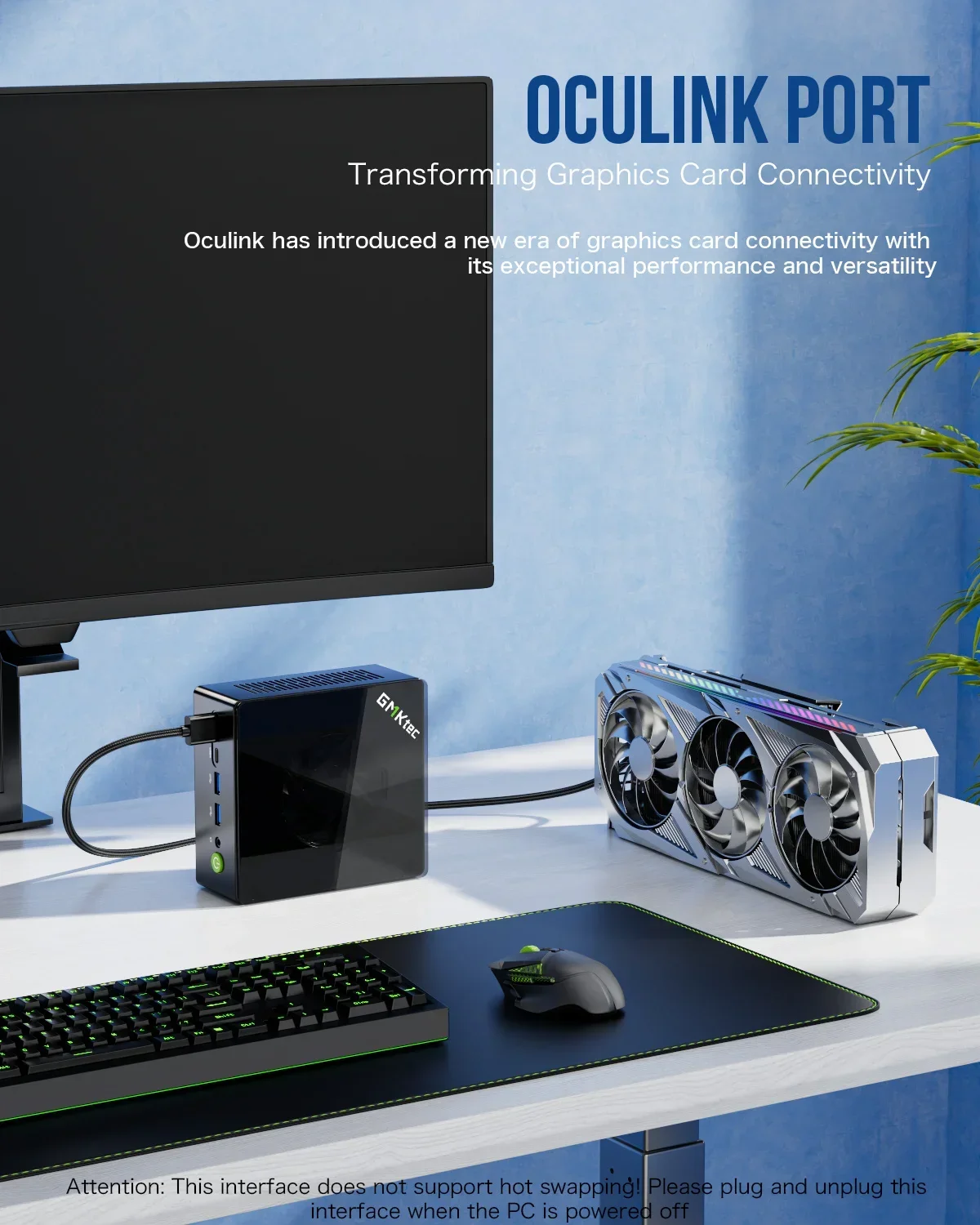 GMKtec K8 Plus Ryzen 7 8845HS MINI PC Windows 11 Pro DDR5 5600Mhz