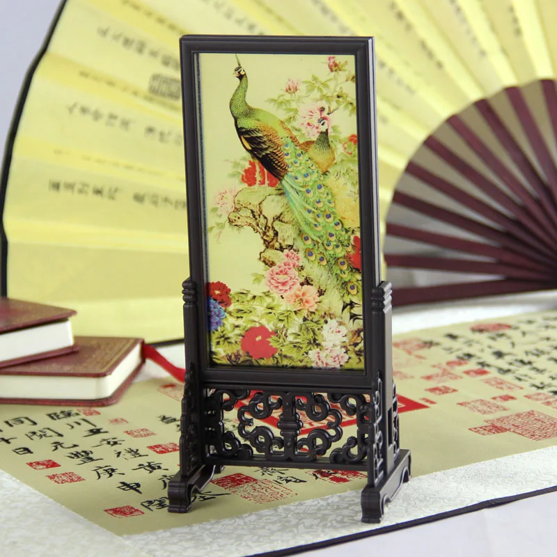 Chinese Landscape Small Table Screen, Desk Decorations, Furnishing articles, Handicraft Table, Desk Decorations