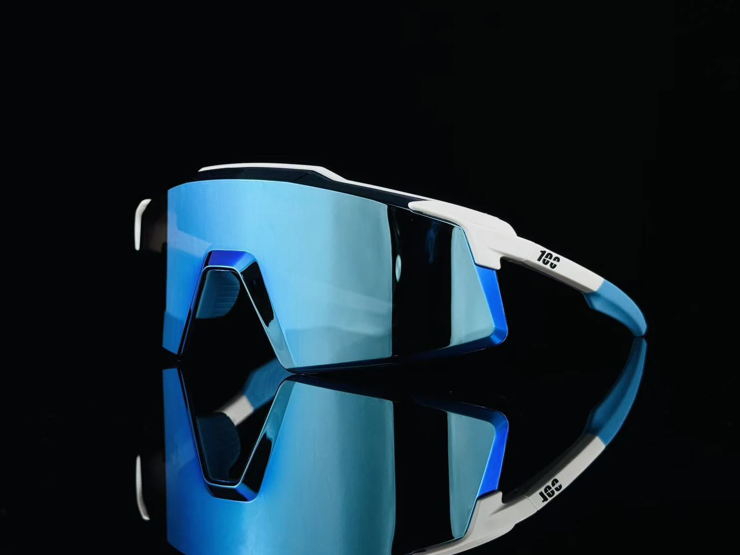 YAMEIZE Sport Sonnenbrille für Damen Herren-Y2k Vintage Futuristische
