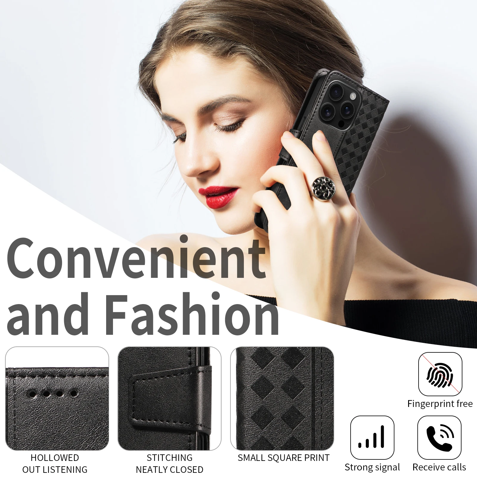 Leather Wallet Phone Case - Sleek and Durable Design