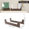 Vinyl Record CD Storage Rack Wood Magazine Album Display Stand Large Capacity Deskop Holder for Home Art Collection Decor NEW 4