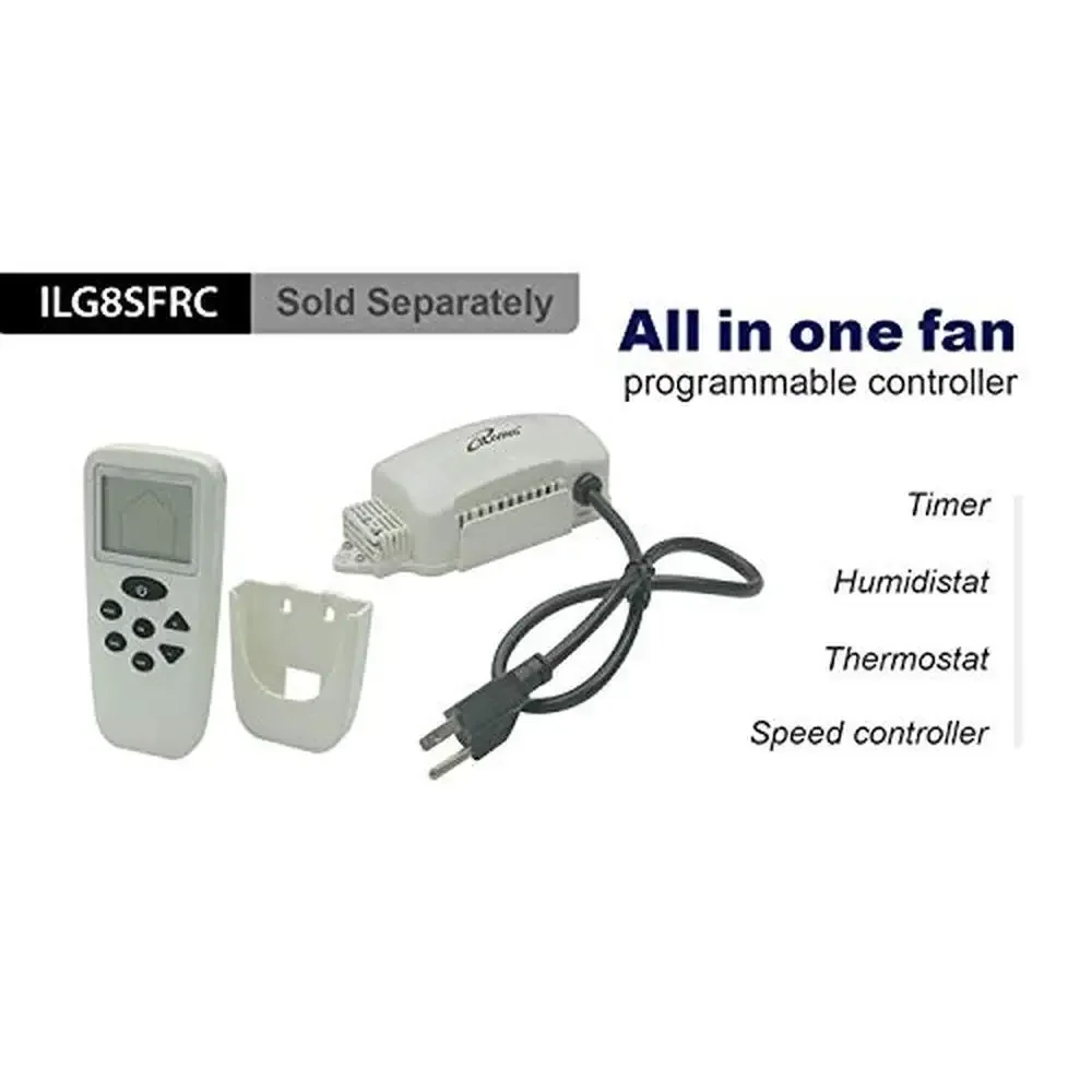 24" Wall Mount Exhaust Fan Variable Speed Vent Home Attic Garage Shutter Fan Cooling & Ventilation