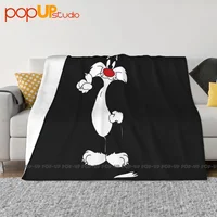Sylvester The Cat Cute Sweet Tweety Cartoon Blanket Shaggy Fashion Lightweight Bedding Travel Sofa Decorative 1