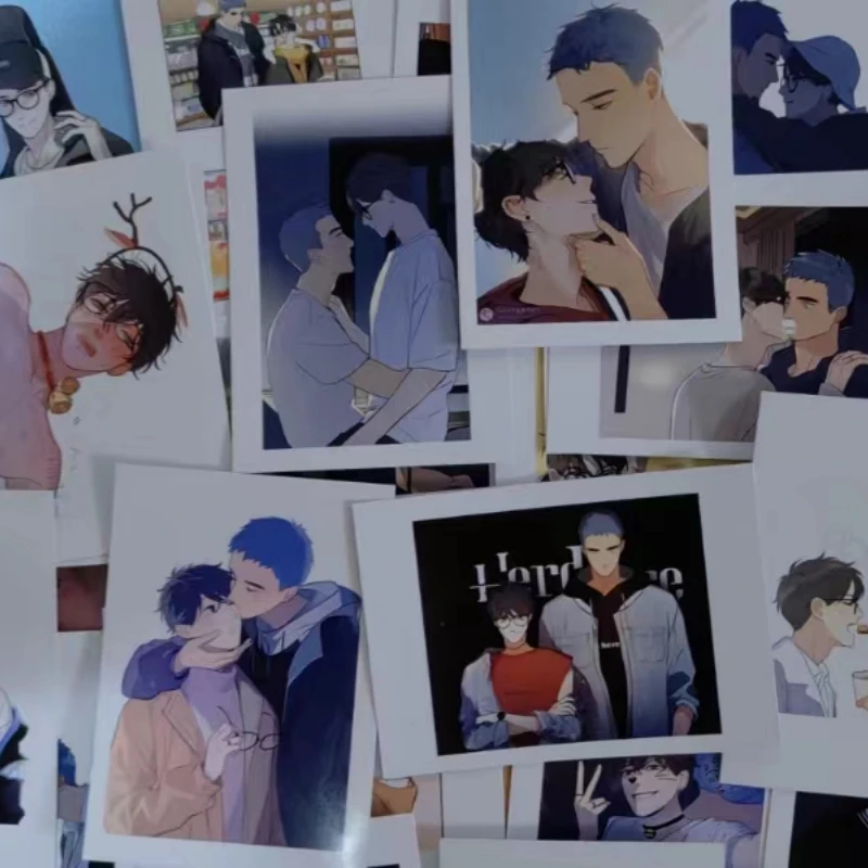 30 pcs/set New Here U Are lomo card Li Huan, Yu Yang Cartoon Characters HD photocards for Fans Collection Decorative Gift