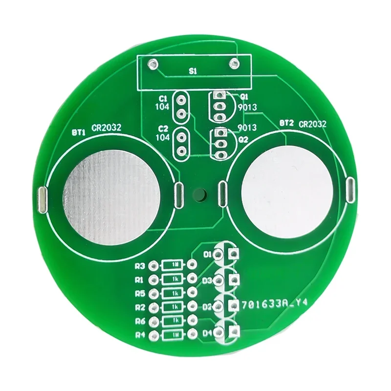 Kit Fai-da-te Giroscopio Rotante Con LED Lampeggianti, Saldare Componenti Elettronici, Nuovo