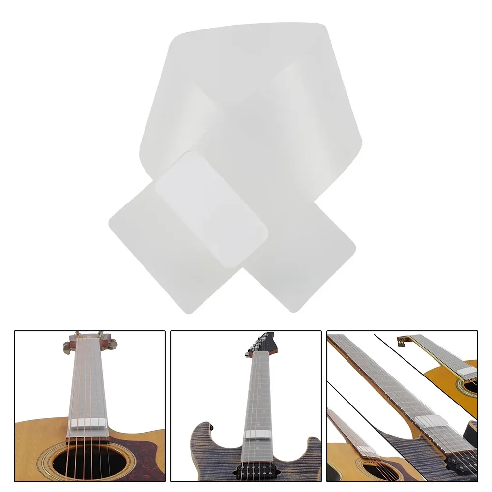 Guitar Fingerboard Guards Cover Acoustic Bass Guitar Luthier Protector Polishing Frets Dust Shield Cover PE 450/490mm guitar fingerboard guard