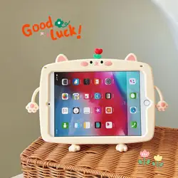 Cover in silicone adorabile per bambini con supporto rotante a 360° e impugnatura.