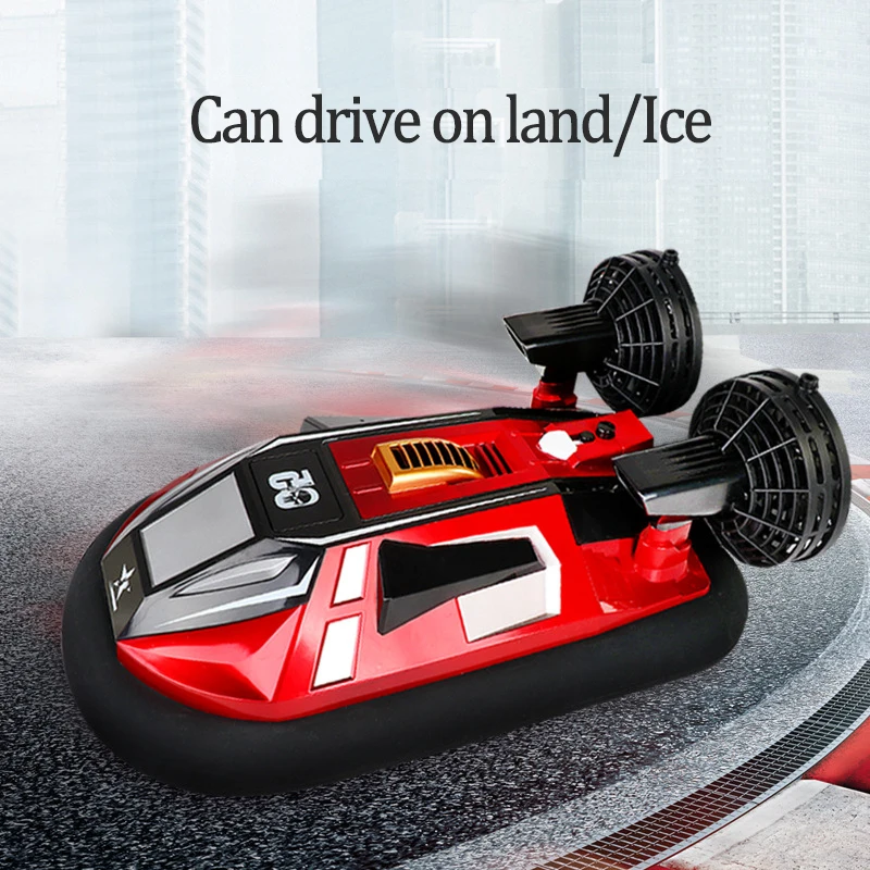 Anfibio Terra Acqua Telecomando Hovercraft Simulazione Barca Giocattoli Per Bambini Giochi Interattivi Regali Di Compleanno Per Bambini
