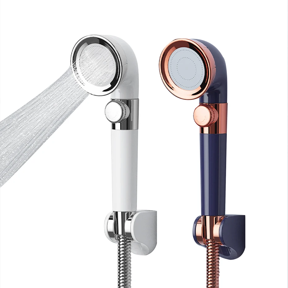 SkinCareHighPressureShowerHeadwithStopButtonWaterSavingSprayNozzleBathroomRain