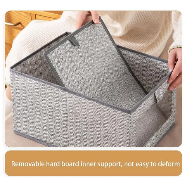 Fiókos Ruházat Tároló Doboz Nadrág Melltartó Ing Ruhaszervező Szövet Szekrény Összecsukható Mosható Elválasztó Rácsok Szervező - Image 3