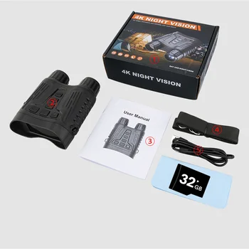 4K Digital Night Vision Goggles Binoculars Rechargeable Night Vision Goggles With 3.2 6