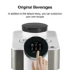 Automatic Espresso Coffee Maker with Milk Frother Visible Bean Hopper Detachable Water Tank Touch Screen Home Brewing Machine 3