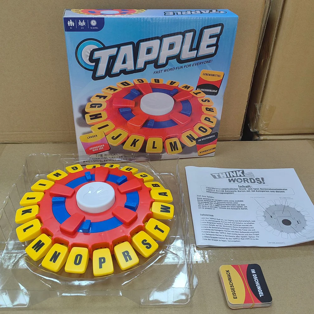 바스타 빠른 단어 보드 게임 |   ABS 플라스틱 |   어린이를 위한 교육용 알파벳 장난감 |   가족 파티 테이블탑 게임 |   국경을 넘는