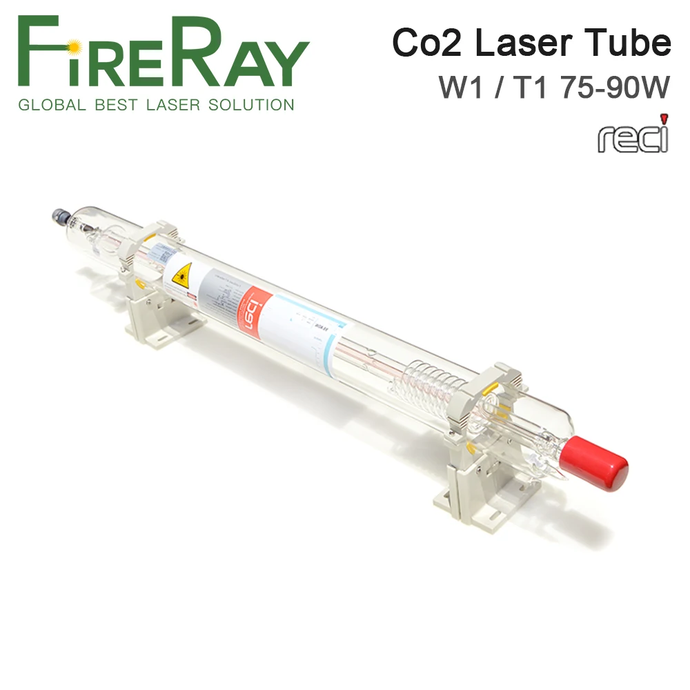 

Лазерная трубка FireRay Reci W1/T1 75 Вт, деревянная фотокоробка, диаметр 80 мм, 65 мм для лазерного гравировального станка Co2