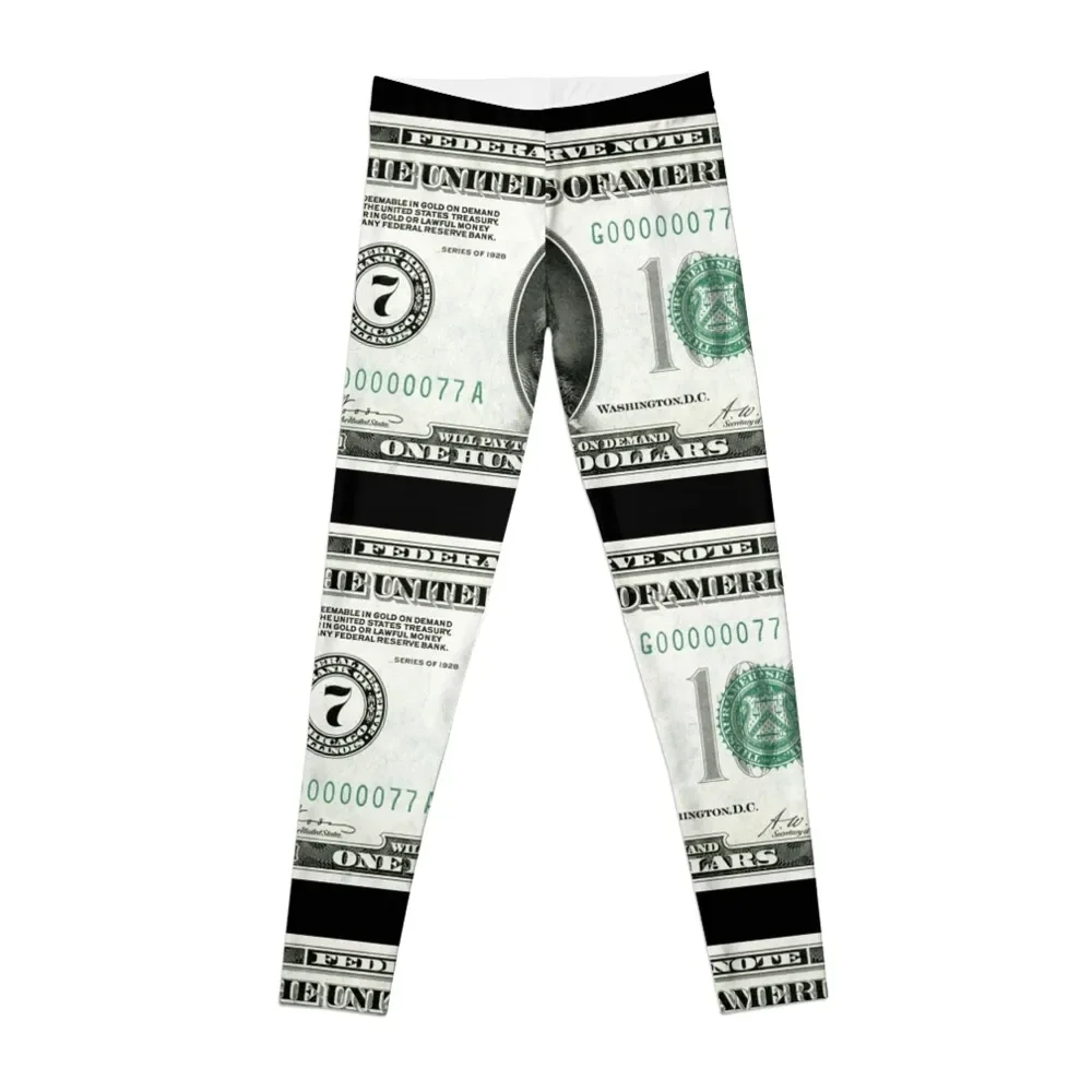 

Old School 100 (Hundred) Dollar Bill Leggings sportswear gym Female legging pants Womens Leggings