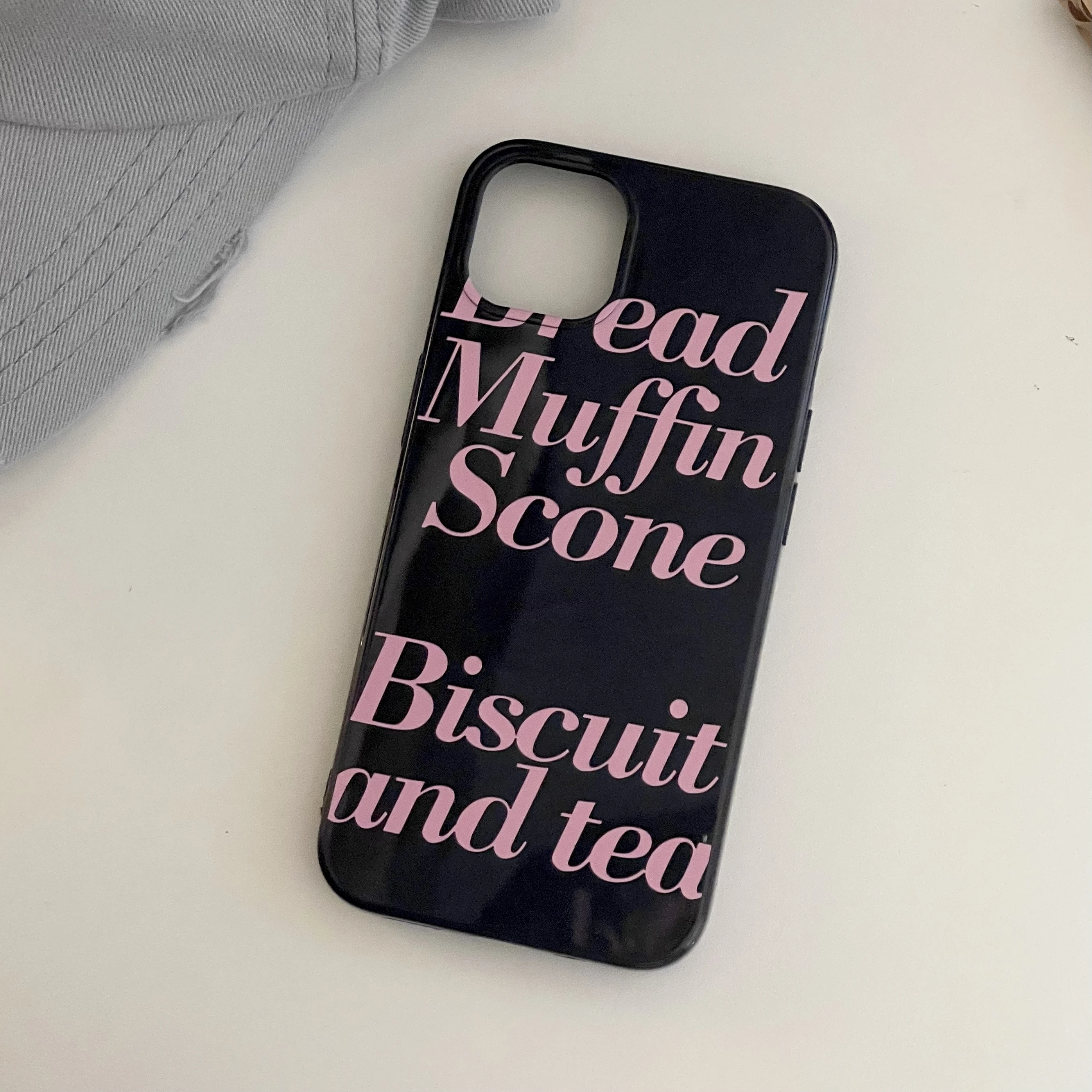 Custodia Inglese Rosa E Nera Alla Moda Per Iphone 14 13 Pro Max Plus Cover Posteriore Per Accessori 12 11 Pro Max Capa