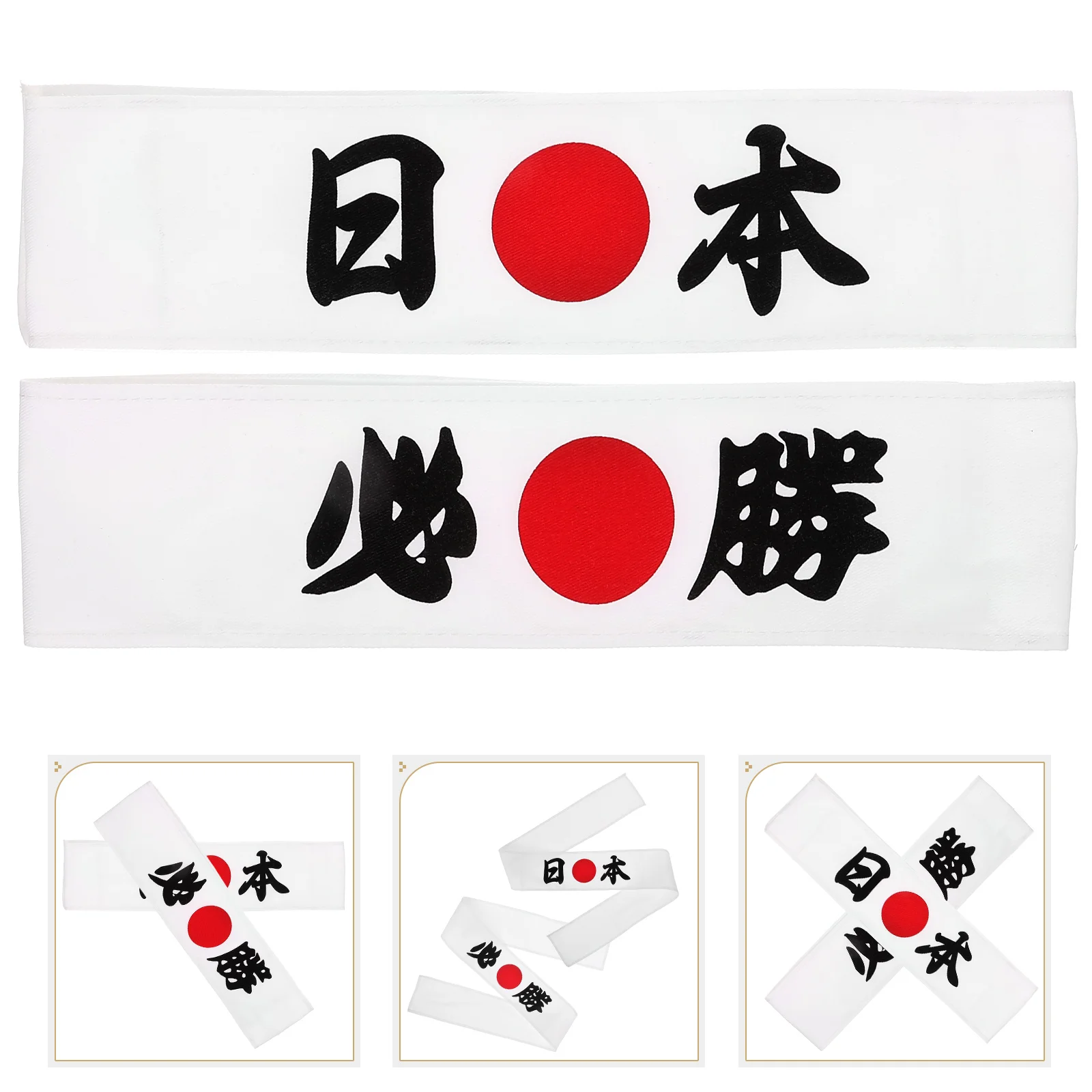 

Cheering Comfortable Workout Samurai Costume Japanese Bandana Tie On Costume Headwear Samurai Headband Japanese Headband