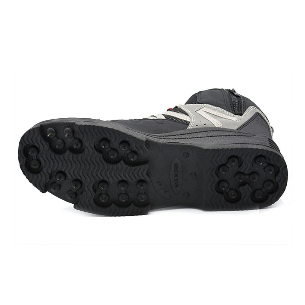 New Upstream Boots Fly Fishing Shoes Rubber Sole With Nails Professional Self Locking Waders Climbing Hiking Skid-proof