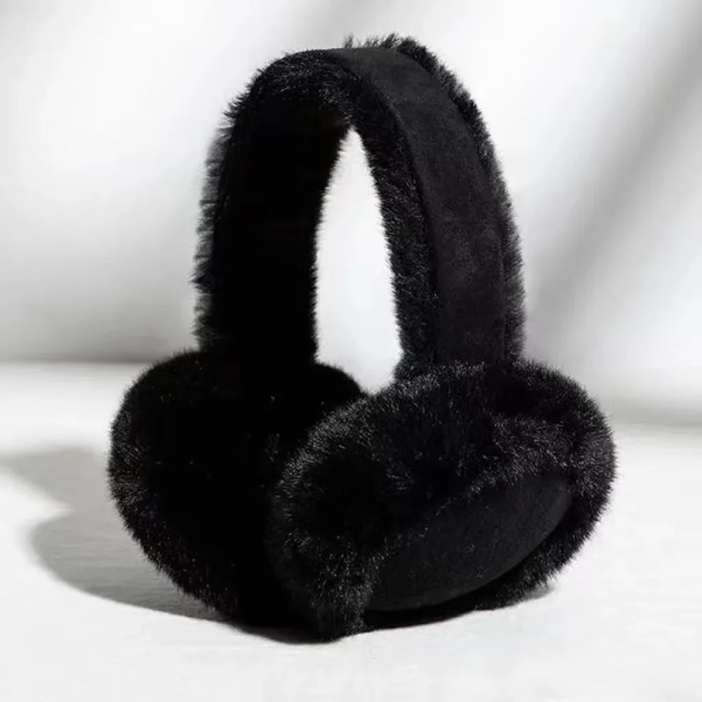 Korea Suede Warm Ear Muffs Ladies Outdoor Cycling Thickened Cold Ear Muffs Warm Headphones Cold Earplugs Winter Accessories warm earmuffs