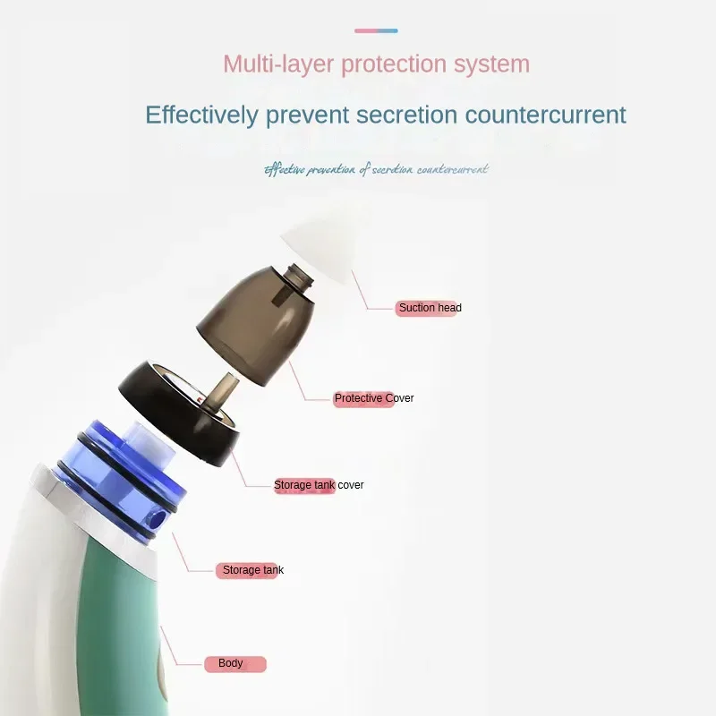New Pattern Baby Electric Nasal Aspirator Charging Version Newborn Baby Nasal Aspirator Suck Out Prevent Congestion nasal aspirator
