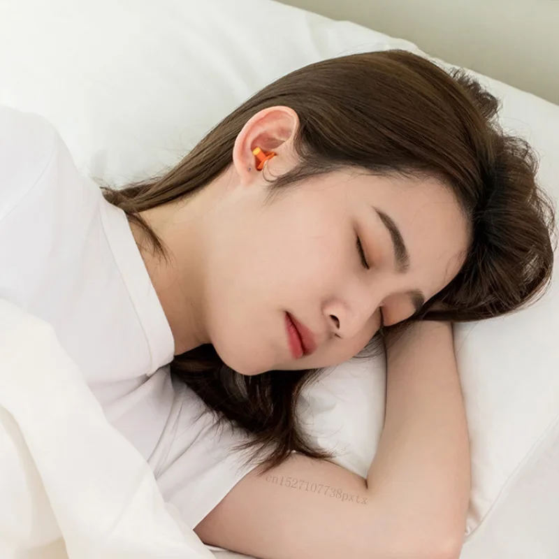 Sleep Earplugs Youpin Soundproof Earplugs Mute Professional Noise Reduction Light Soft Silicone Sleeping foam Travel Earplugs