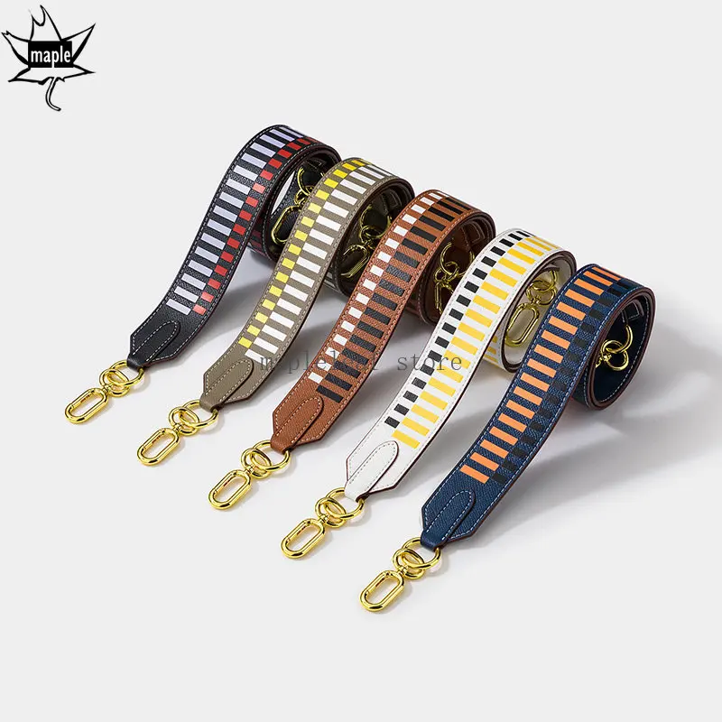 98cm Elephant Grey Long Shoulder Bag Strap Split Leather Luxury High Quality Gold Silver Buckle Replacement Women Bag Belt