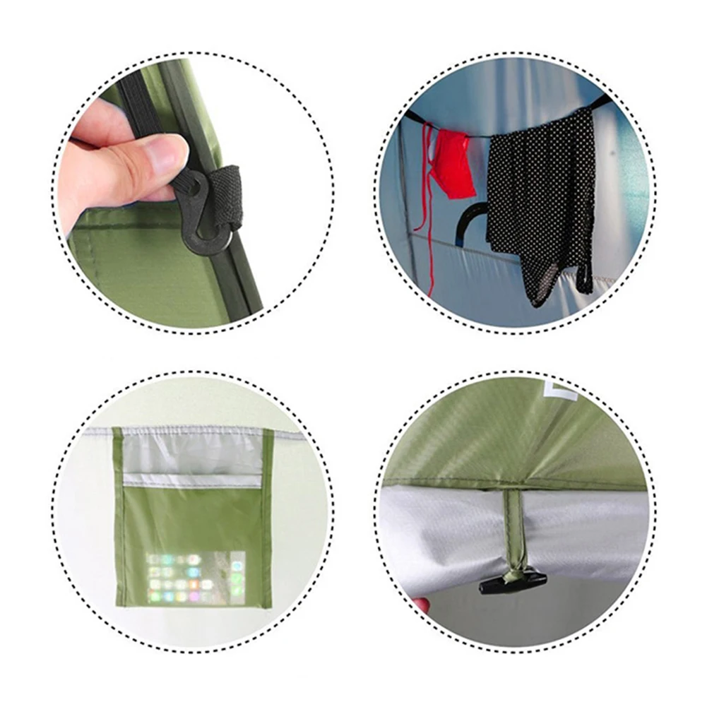 Camping Tent Portable Tent Pop Up Gazebo Tent Portable Shower Tent Portable Pop Up Camping Tents Privacy Shower Spacious Camping Accessories For Hiking Beach Outdoor Toilet Bathroom