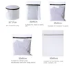 5pcs/set White Durable Large Washing Laundry Bag Mesh Organizer Net Dirty Bra Socks Underwear Shoe Storag Wash Machine Cover 2