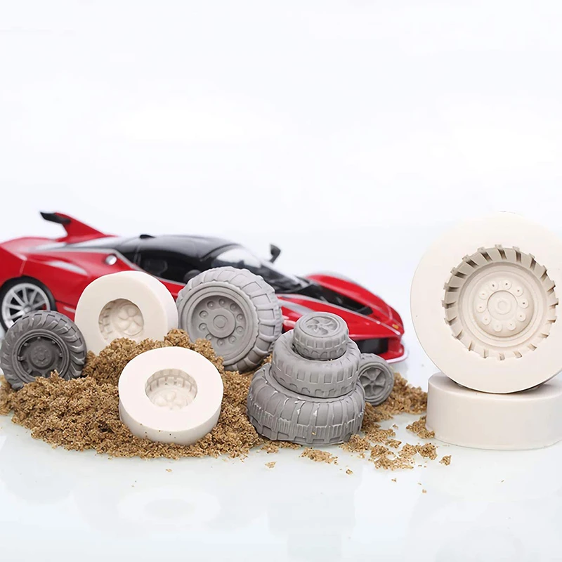 Stampo Silicone 3D Ruota Camion - Per Torte E Cioccolatini