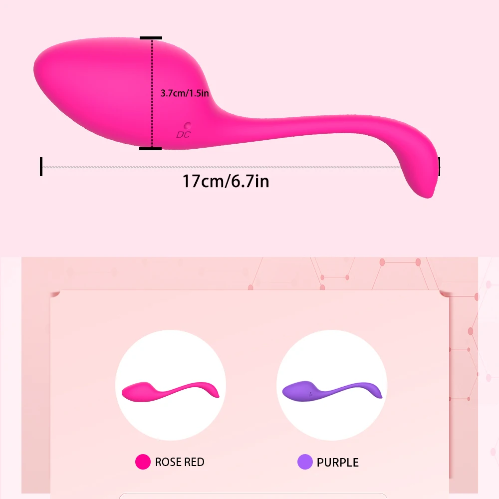 Vezeték nélküli Bluetooth G-pont vibrátor nőknek APP távirányítóval viselhető vibráló tojás alakú csikló női bugyi S_voghion.com