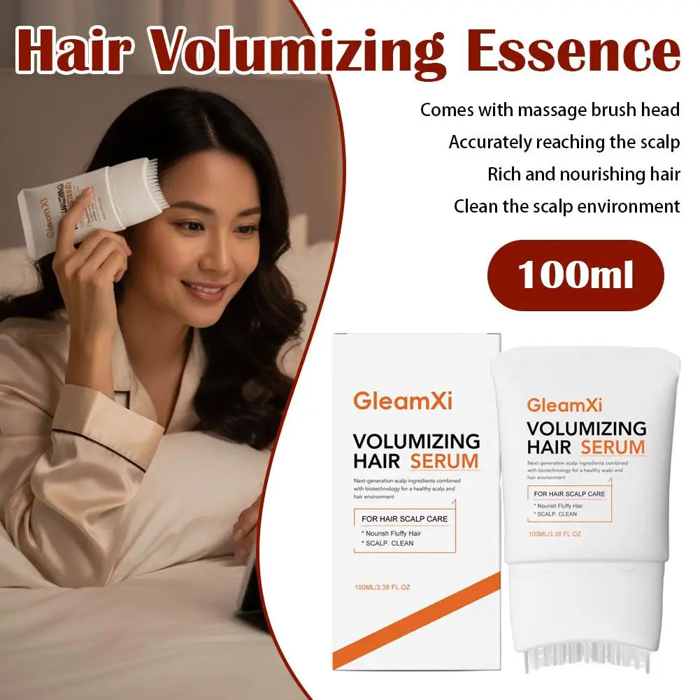 Hair Serum With Built-In Brush,Hair Nourishing Strengthening Essence,Improve Scalp Environment,Scalp Massager,Korean Hair Care - 3