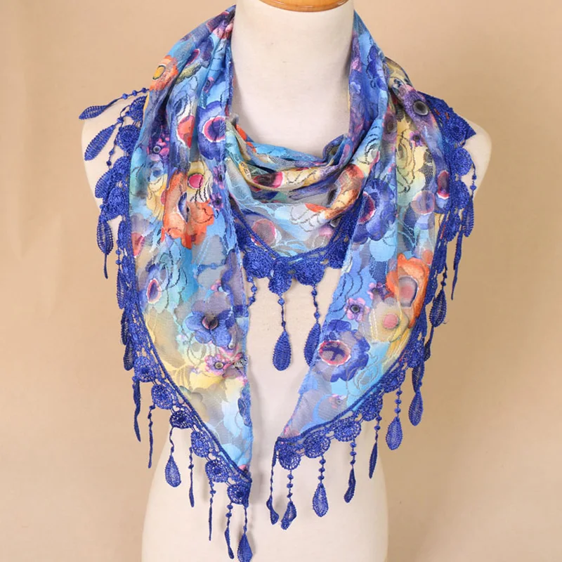 1pc Women's Long Scarf With Tassels, Soft And Delicate Fabric