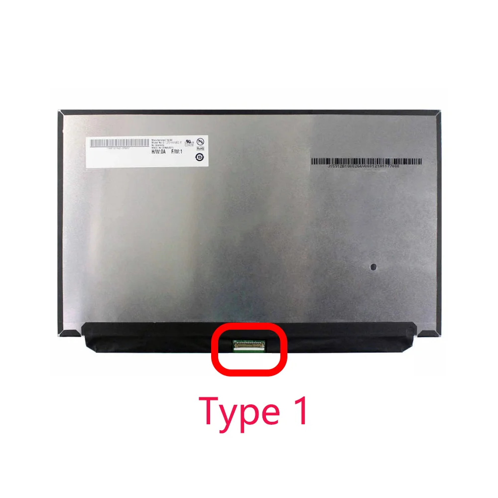 12.5 Inch B125han02.2 N125hce-gn1 M125nwf4-r3 Lp125wf2-spb2 Ips Lcd Led ...