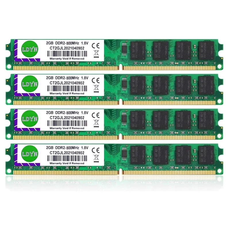 4PCS-DDR2-Desktop-Memory-800Mhz-667Mhz-2GB-4GB-RAM-PC2-6400-PC2-5300 ...