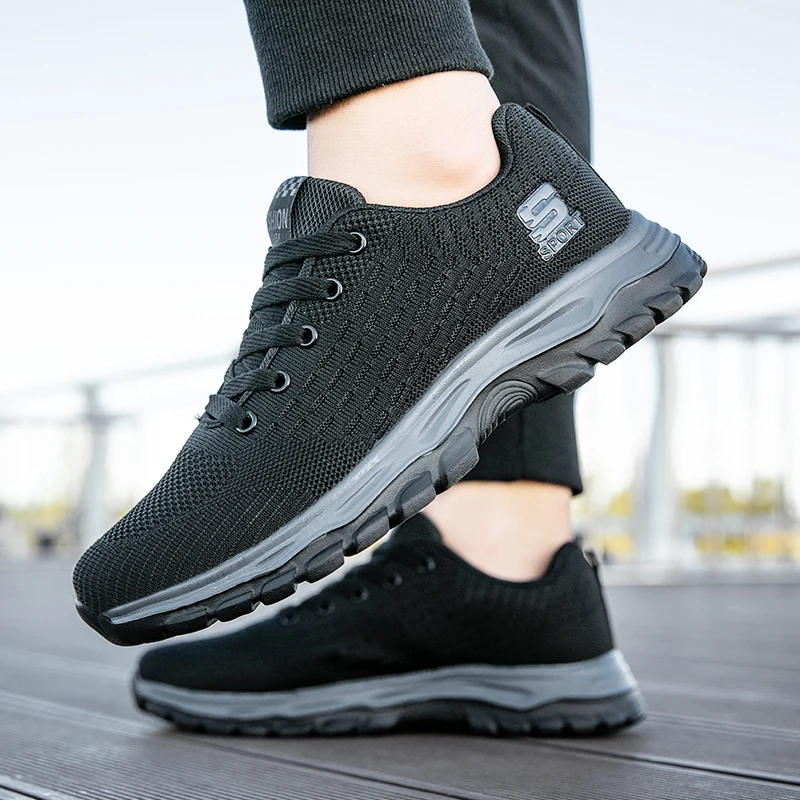 Sneakers Running Shoes Men Casual Footwear Breathable Anti slip Sporty Outdoor hiking
