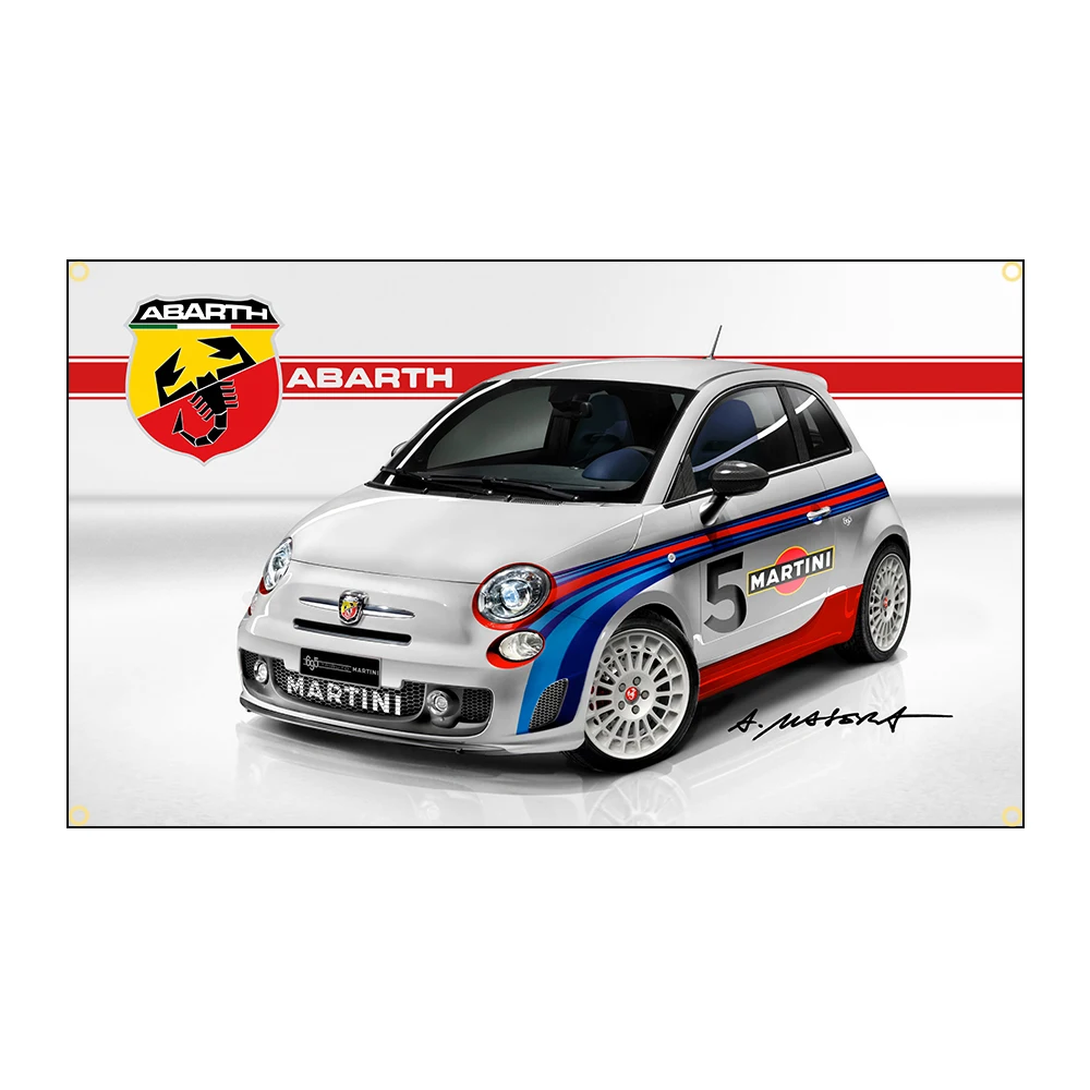 

90*150CM ABARTHs Scorpion Flag Racing Sports Car Banner Decoration Tapestry- Flag Decoration Banner Flag Banner 3X5Ft Flags