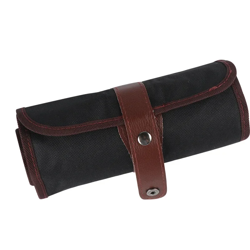 Canvas Roll Up Pen Curtain Pencil Bag Case Makeup Wrap Holder Storage Pouch 50/72 Holes Thick Canvas Stationery Organizer pencil cases stationery box pen storage bag pencil holder