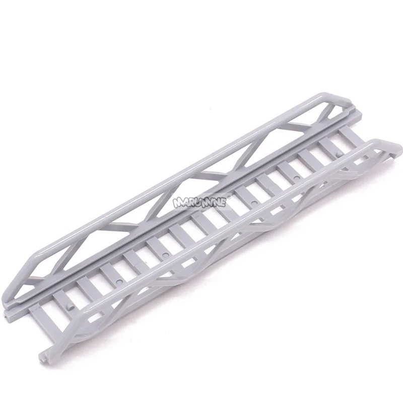 Marumine 20PCS MOC 빌딩 블록 소방차 텔레스코픽 사다리 트랙 모델 벽돌 DIY 11299 조립 어린이 장난감 액세서리