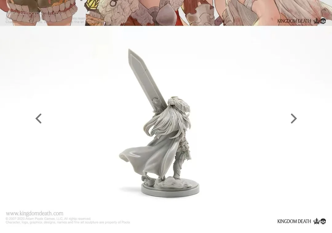 Kit modello in resina KINGDOM DEATH KD Beauty Soldier 28391 Scultura da collezione non assemblata per hobbisti - immagine 4