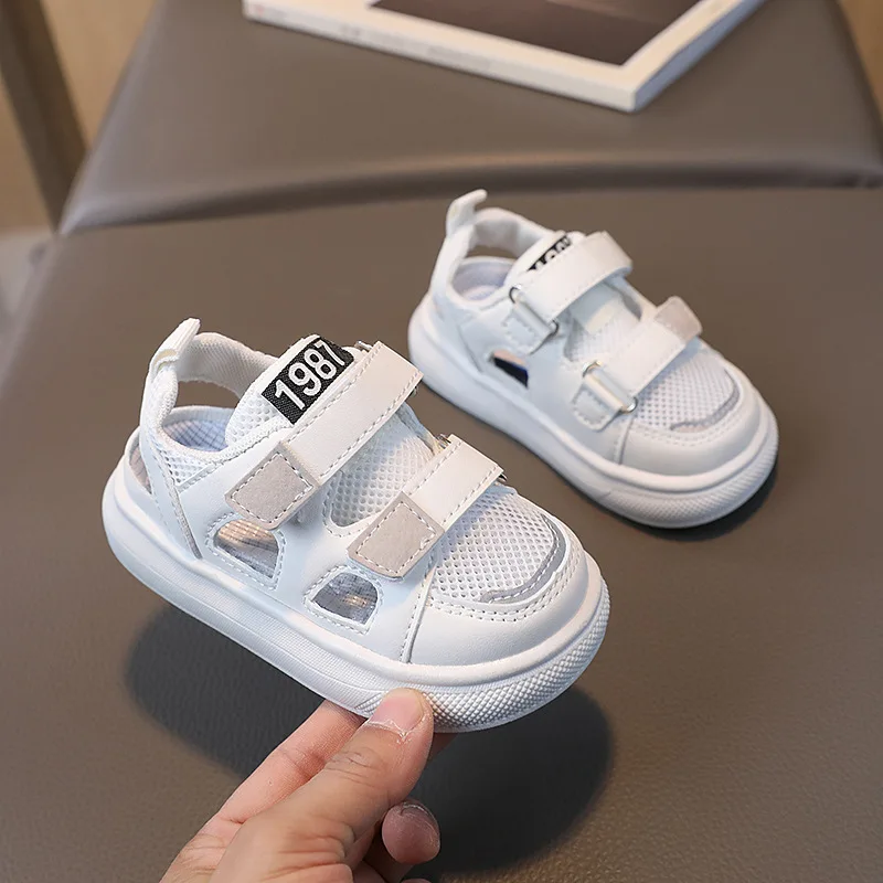 Children Sandals Boys Girls Toddler Mesh Sneakers Non-slip Soft Bottom Kids Shoes Summer Breathable Baby Girl Boys Shoes Sandals 5