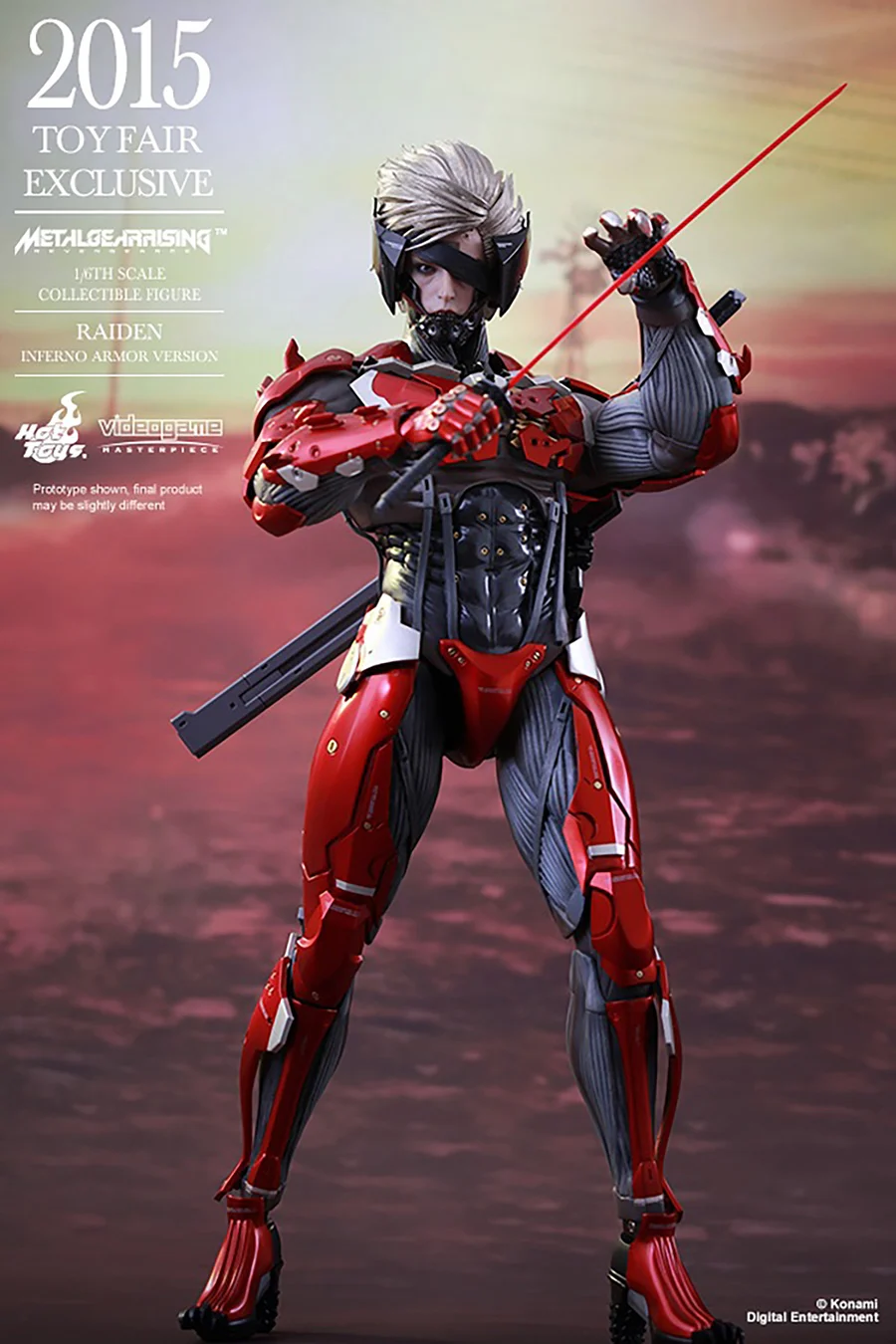 HT hottoys VGM19 Metal Gear Rising: Revengeance 1/6th scale Raiden
