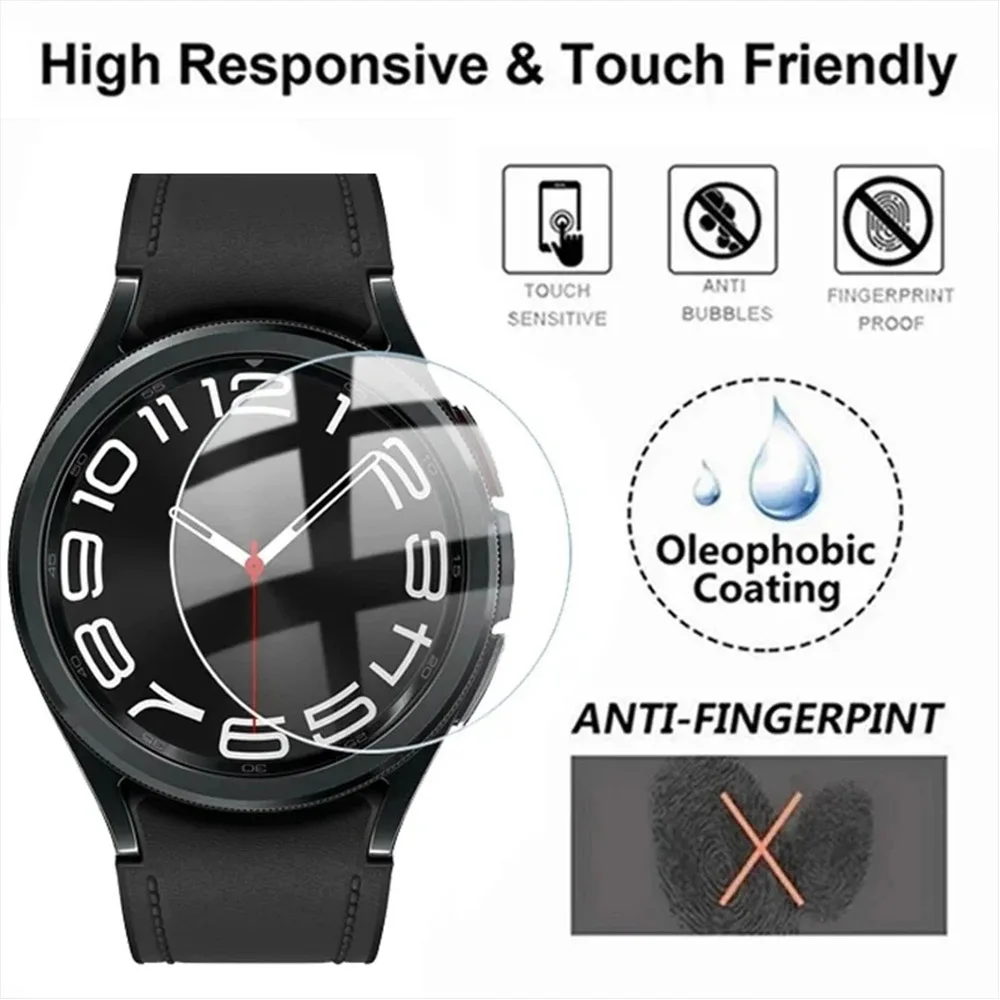 Screen protector Tempered Glass for Samsung Galaxy Watch 7/FE 40mm 44mm HD Screen Protector Film Anti-Scratch for Galaxy Watch 7 Ultra 47mm film