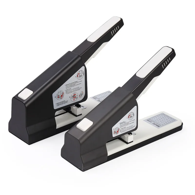 대용량 스테이플러 손으로 작동되는 헤비 듀티 바인딩 스테이플 80g 130/200매 종이 제본 용품 스테이플링 용