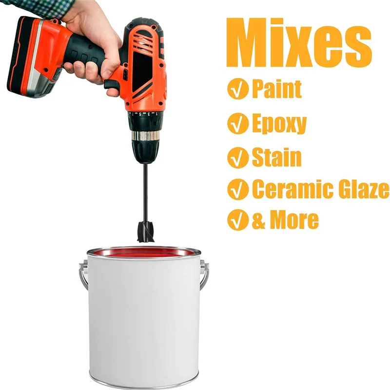 Paint Stirrer Epoxy Mixer, Paint Mixer For Drill, Paint Stirrer Drill  Attachment For Resin, Silicone Mixing - AliExpress