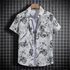 Beach Style Printed Shirts for Men - Short Sleeves Hawaiian Loose-Fit Casual Shirts 5