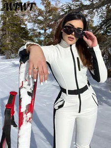 Jumpsuits Overoles Chándales, Traje de esquí de una pieza para Mujer