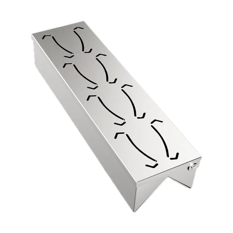 Grill Smoker Box Outdoor Barbecue Smoker Box Stainless Steel Grilling Accessories With Convenient Hinge Lid For Maximum Fume
